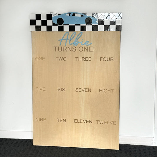 'My First Year' Photoboard