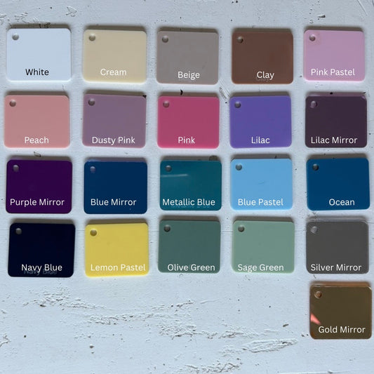 Double Layered Acrylic Name Sign