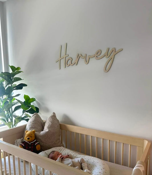 Wooden Name Plaque