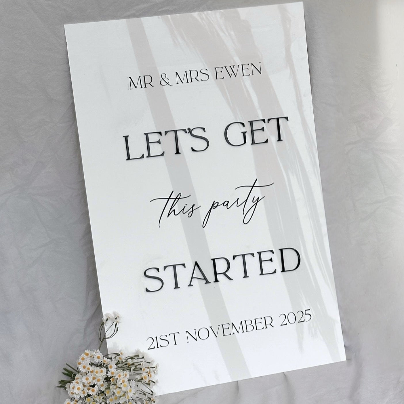Acrylic Feature Sign