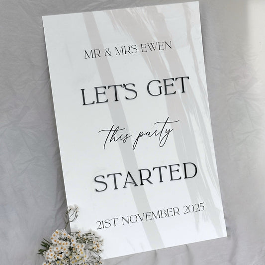 Acrylic Feature Sign