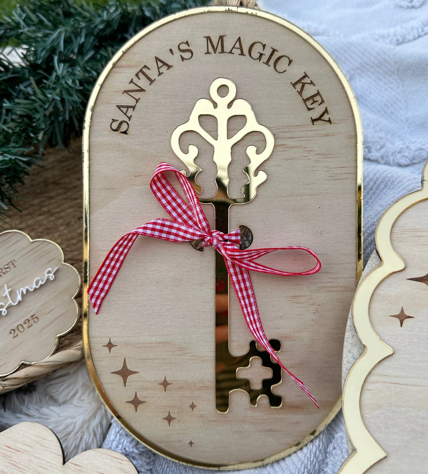 Santa’s Magic Key Plaque 20cm