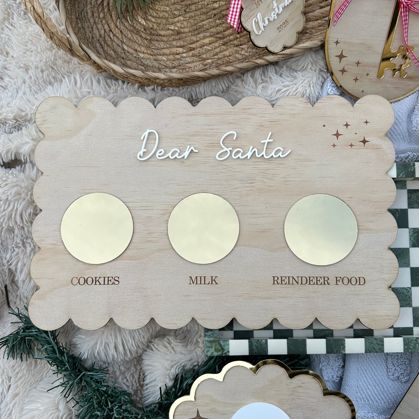 Dear Santa Board 40cm