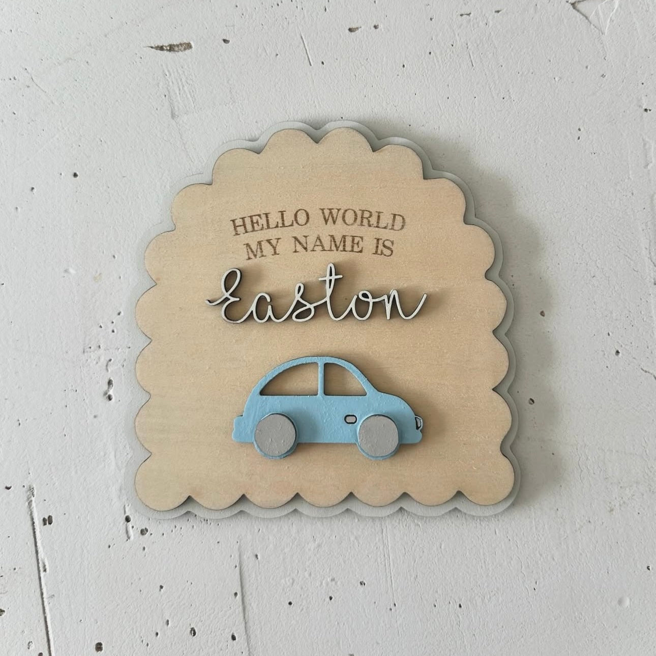 Car Birth Announcement