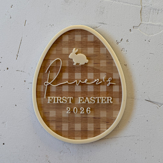 My First Easter Plaque