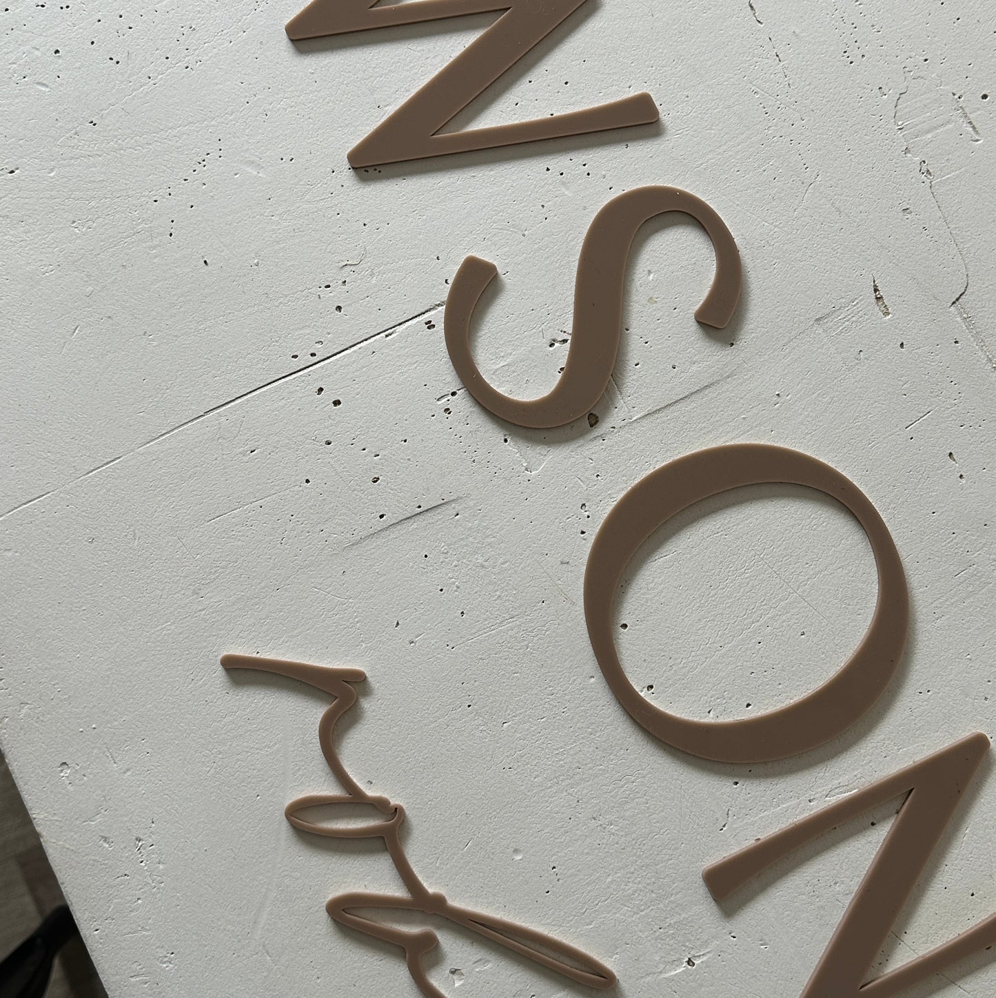 Custom Acrylic Name Wall Plaque