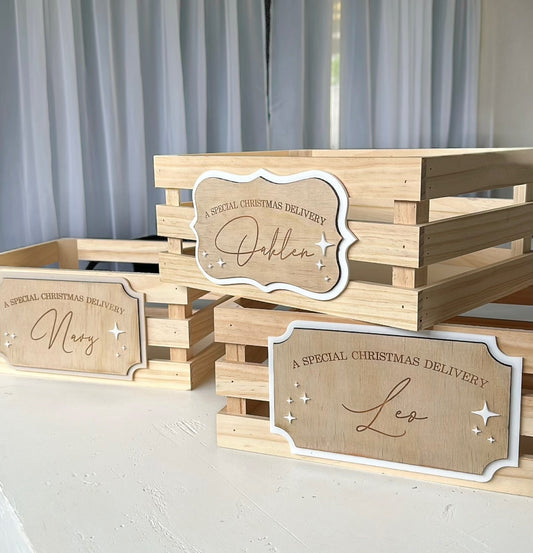 Special Christmas Delivery Crates