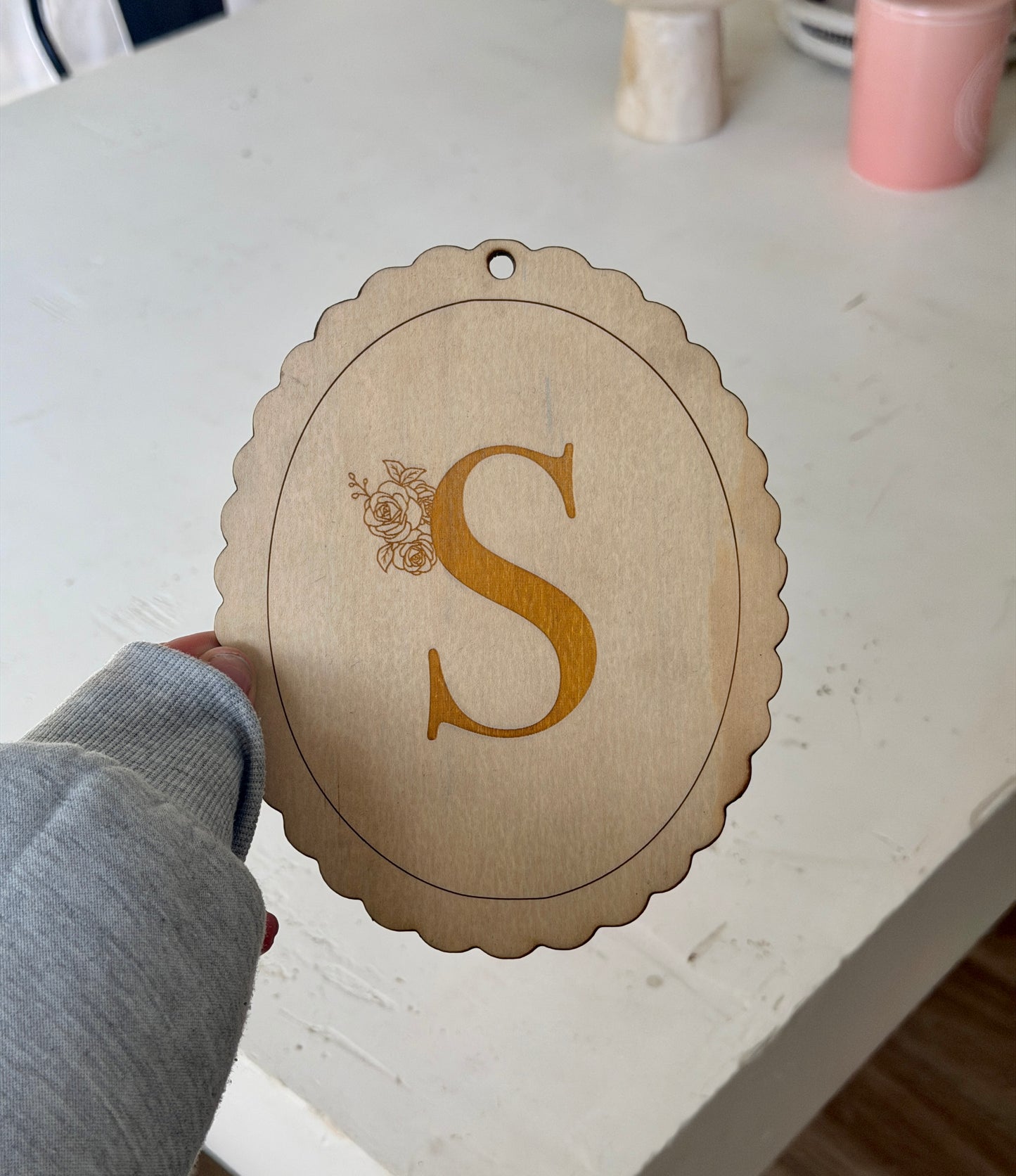 Bloom Initial Plaque
