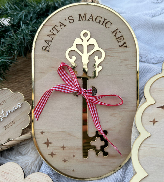 Santa’s Magic Key Plaque 20cm