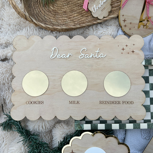 Dear Santa Board 40cm
