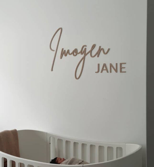 Custom Acrylic Name Wall Plaque