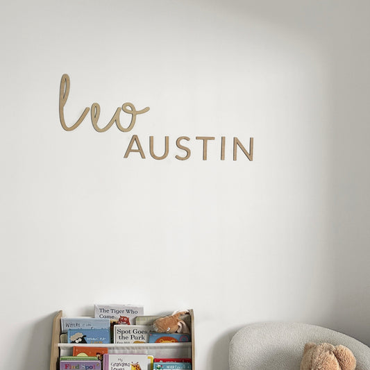 Wooden Name Plaque