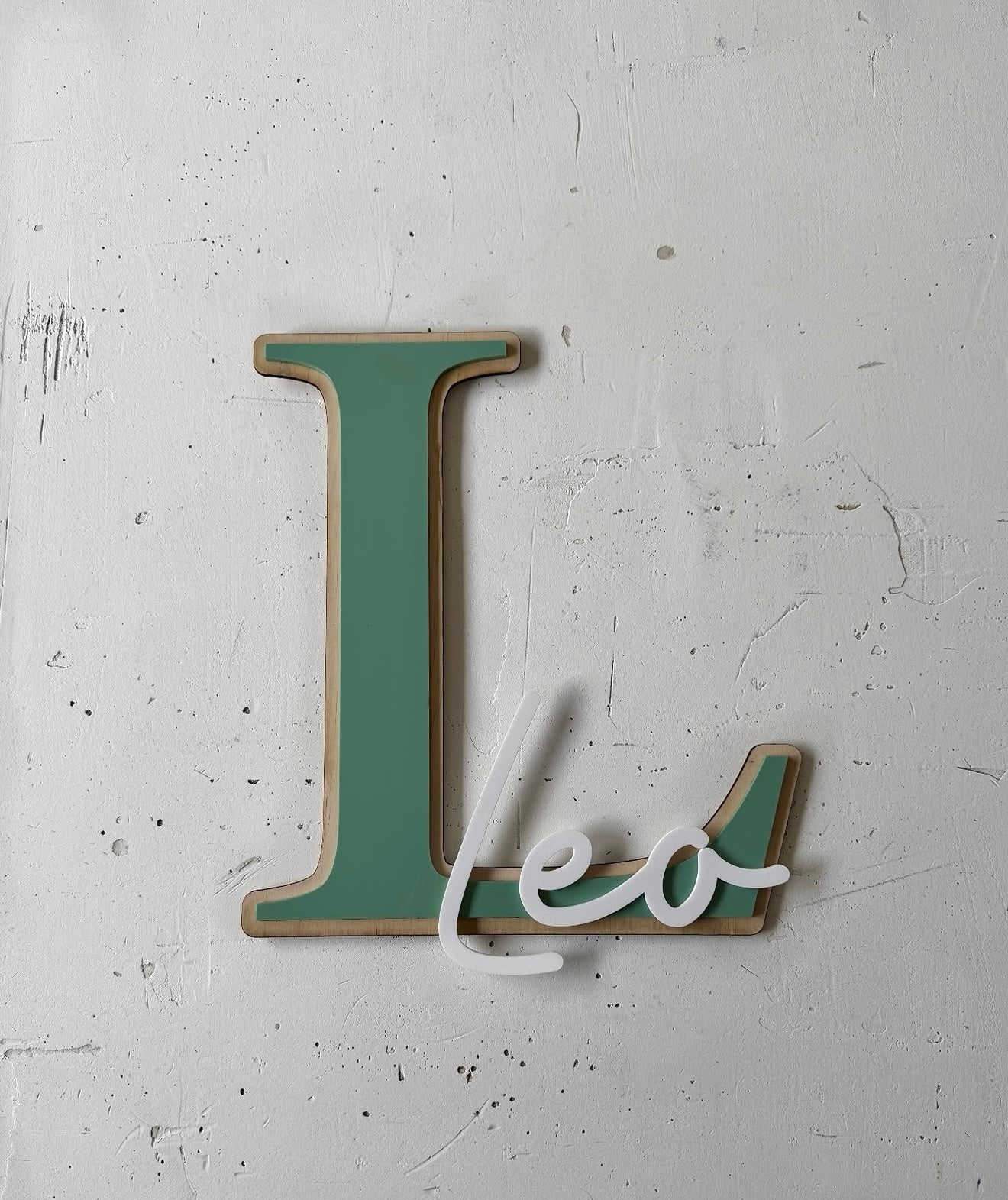 Initial Door Sign