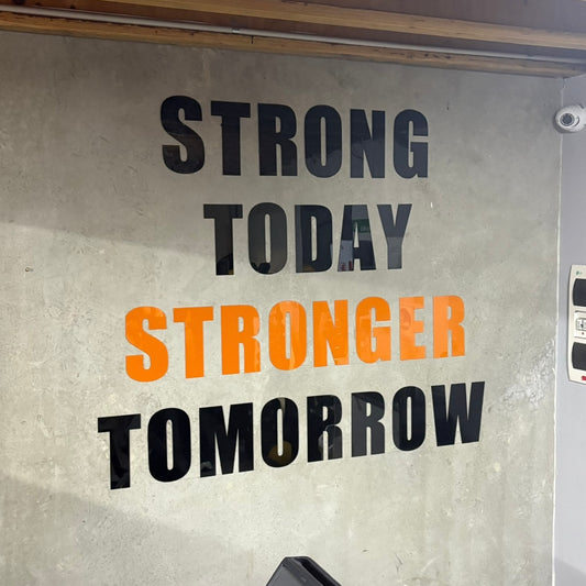 Acrylic Tagline Signage