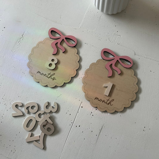 Bow Milestone Cards