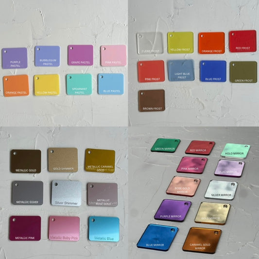 Acrylic Socials Sign