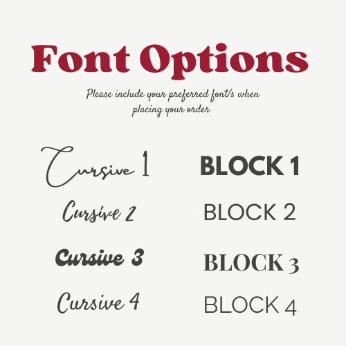 Custom Acrylic Name Wall Plaque